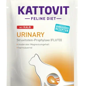 Neu Im Sortiment Sparpaket 48 x 85 g Kattovit Feline Diet Urinary mit Kalb Katzen Nassfutter